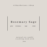 Rosemary + Sage Candle