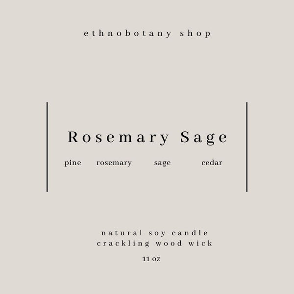 Rosemary + Sage Candle