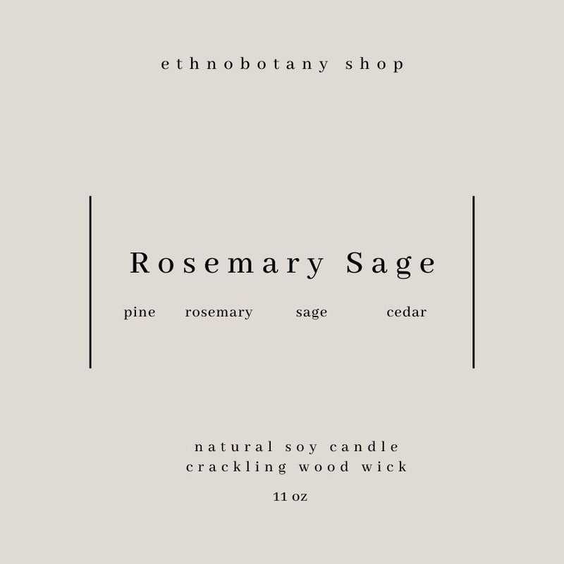 Rosemary + Sage Candle