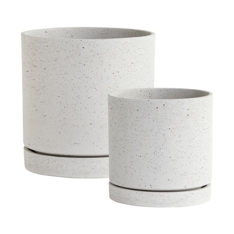 Terrazzo Pot with Saucer