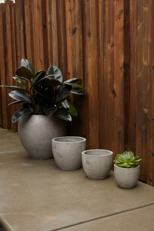 Round Concrete Pot