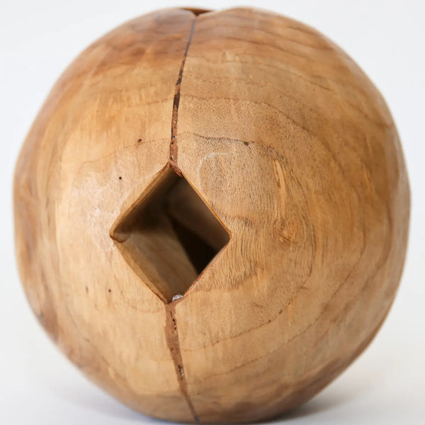 8" Wooden Sphere