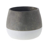 Two-Tone Concrete Pot
